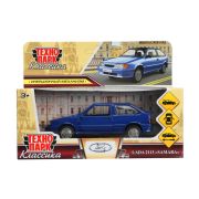 Машина металл ваз-2113 12 см, двери, багаж, инер,синий, кор. Технопарк в кор.2*36шт