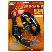 Револьвер для стрельбы пистонами 8 зарядов,звезда,маска,блис.19,5*28*3см ИГРАЕМ ВМЕСТЕ в кор.8*36шт