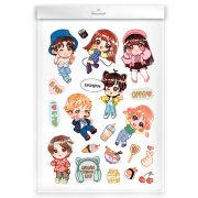 Наклейки « Феникс » А5 Стикеры для фанатов. K-Pop, без отделки