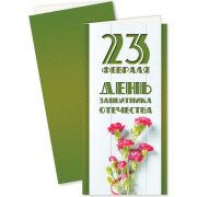 Открытки 98*200-Евро 23 Февраля 6321