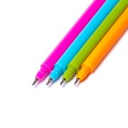 Ручка масляная, синяя, 0,7 мм, «NELI-C», игольчатый наконечник, корпус ассорти