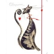 Папка на резинке А4 «Glamour cats» L5910