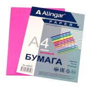Бумага для офиса Alingar A4, 20 л  Пастель «Розовый» 70 г/м2