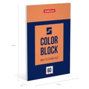 Блокнот на клею ErichKrause® Color Block, А6, 60 листов, клетка