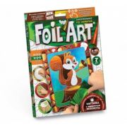 Набор креативного творчества «Аппликация цветной фольгой», серия «FOIL ART», Машинка, 20,5 х 26 см