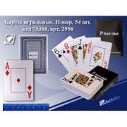 Карты игральные «Poker club», 54шт, пластик 2958 /1 /12 /0 /144
