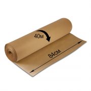 Крафт-бумага в рулоне 840 мм х 40 м плотность 78 г/м2 BRAUBERG 440146