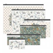 Набор из 6 zip-пакетов пластиковых ErichKrause® Natural Life, ассорти (A4, B5, C6, Travel, 230x70mm,