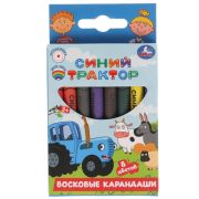 308527   Восковые карандаши Синий ТРАКТОР 8цв Умка в кор.10*36шт
