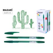 Ручка шариковая ULTRA, ЗЕЛЕНАЯ, чернила на масляной основе, игольчатый пиш.узел 1.0мм, корпус пластиковый цветной, сменный стержень 140мм, картонная упаковка