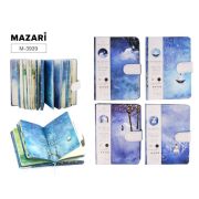 Блокнот  BLUE FANTASY 13,5 х 18,8 см,  128 листов, нелинованный цветной внутренний блок с рисунками, плотность бумаги 80г/м2,  4 дизайна в ассортименте, в термоусадочной плёнке