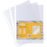 Папка-вкладыш А4 с перфорацией OfficeSpase 30 мкм, глянцевая ПВ_30ГЛ