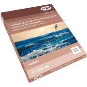 Набор для пластилинографии Гамма «Хобби. Морской пейзаж», 15 цветов, 390г, мастер-класс, стек, картон. упаковка, термоусадка