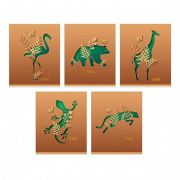 Тетради А5 48л. Скрепка. Клетка. Look around