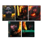 Тетрадь А5 48л. Скрепка. Клетка.Fantasy