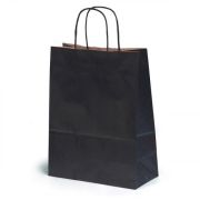 Пак.бумажный с круч.руч.ЧЁРНЫЙ 350*150*450 крафт 80 гр (10шт/150)