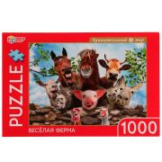 323414 Веселая ферма. Пазл классический в коробке. Пазл 1000 эл. Умные игры в кор.10 шт