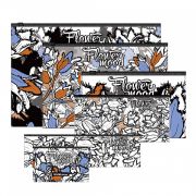 Набор из 6 zip-пакетов пластиковых ErichKrause® Tulips, ассорти (A4, B5, C6, Travel, 230x70mm, Card Size)