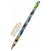 Ручка со стираемым черн « Mazari » Funny Monsters гелевая 0,5мм синяя, иголь. пишущий узел, термочус