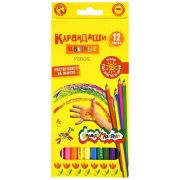 Набор цветных карандашей Каляка-Маляка 12 цв. шестигран. корп. дерев. карт.уп.