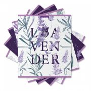Тетрадь общая ученическая ErichKrause® Lavender, 48 листов, клетка, выборочный УФ-лак_MIX-PACK