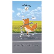 Блокнот МАЛЫЙ ФОРМАТ (105x164 мм), А6, 40 л., скоба, фольга, TWIN лак, клетка, «МИКС 4» (10 видов), 099081