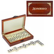 Игра настольная « KWELT » Домино пластиковое, деревянная коробка 20,5*12,5*4см, термоусадочная пленка