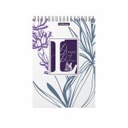Блокнот с пластиковой обложкой на спирали ErichKrause® Lavender, А5, 80 листов, клетка