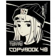 353373   Тетрадь, 48 листов, клетка, диз 1, аниме TIK TOK GIRL