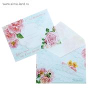 Конверт подарочный «Шебби», 7,5 × 9,8 см