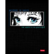 Тетрадь 48л А5ф клетка 65г/кв.м на скобе выб лак 5 диз.в блоке скругл.углы серия  -Твой взг