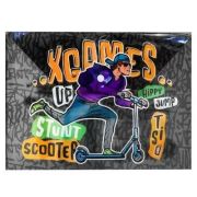 Папка-конверт с кнопкой А4,«Скутер», пластик, 180 мкм. 2304