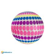 Мяч детский флуоресцентный Moby Kids, ПВХ, 22 см., 60 г.