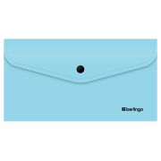 Папка-конверт на кнопке Berlingo «Instinct» С6, 200мкм, аквамарин