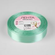 Лента атласная, 20 мм × 23 ± 1 м, цвет нежно-мятный №177