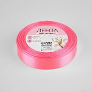 Лента атласная, 20 мм × 23 ± 1 м, цвет насыщенный розовый №05