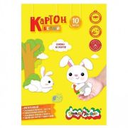 Картон белый Каляка-Маляка 10 л. мел. А4 209х296 мм 200 г/м2 в папке
