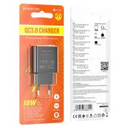 СЗУ USB 3.0A BOROFONE BA72A Spring QC3.0 18W черный