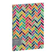 Папка с 10 вкладышами Berlingo «Geometry», 17мм, 600мкм, с внутр. карманом, с рисунком