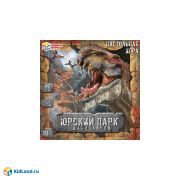 342102 Юрский парк динозавров.Настольная игра-ходилка квадрат.40 карточек.270*270*55мм.Умные игры