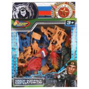312724 Набор солдатиков с оружием военныев кор. 16,5*18*4см ИГРАЕМ ВМЕСТЕ