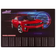 Настольное покрытие ЮНЛАНДИЯ, А3+, пластик, 46x33 см, «Red Car», 270398