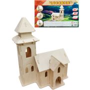 Сборная модель из дерева. Часовня (Арт. СМ-4725-А4)