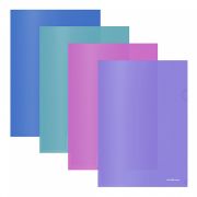 Папка-уголок пластиковая ErichKrause Glossy Vivid, A4, полупрозрачный, ассорти