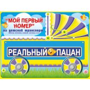 Номер на коляску  «Мир поздравлений» 274х64мм
