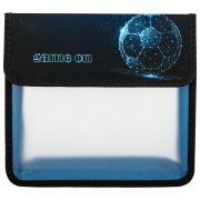 Папка для тетрадей ЮНЛАНДИЯ А5, пластик, 2 отделения, клапан на липучке, «Digital Ball», 271491