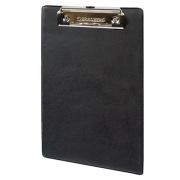 Доска-планшет BRAUBERG  NUMBER ONE  А5 с верхним прижимом 15,8*23см чёрная 232224