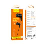 Проводные наушники HOCO M97 Enjoy, Jack 3.5mm, 1.2 м, черный