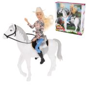 804543 Игр. наб. Defa Lucy  «На прогулке», в компл. кукла 29см, предм. 2шт., кор.