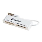 Картридер SmartBuy SBR-717-W SD, microSD, M2, White